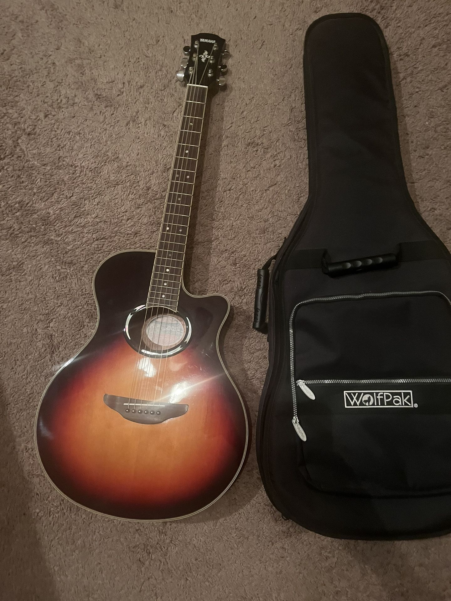 Acoustic Guitar With Case
