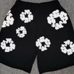 Black Sp5der Shorts 