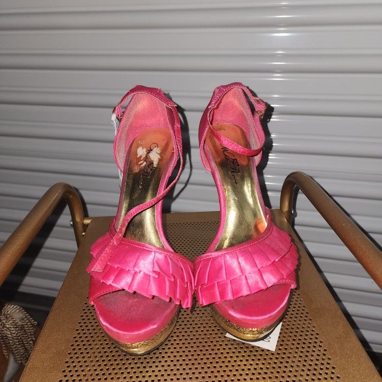 Wild ROSE HIGH HEELS HOT PINK
