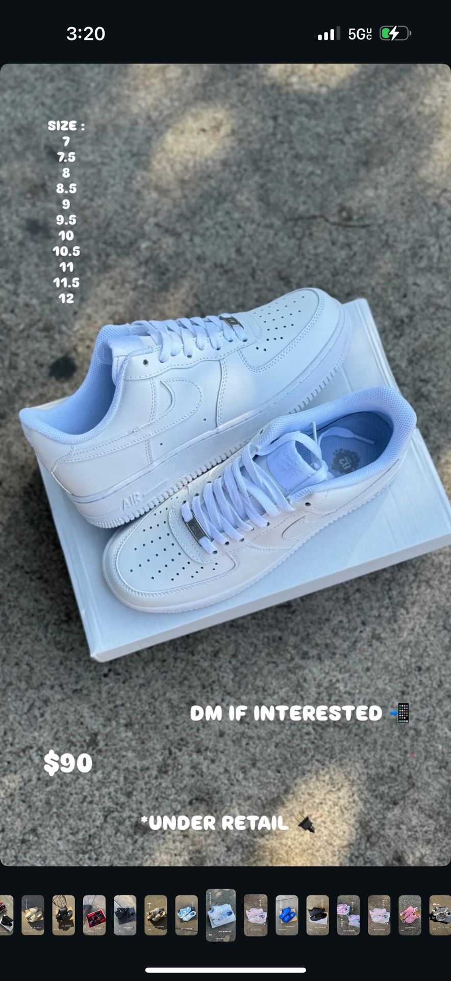 Nike Airforce 1 White