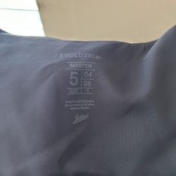 Masters degree graduation gown with hat