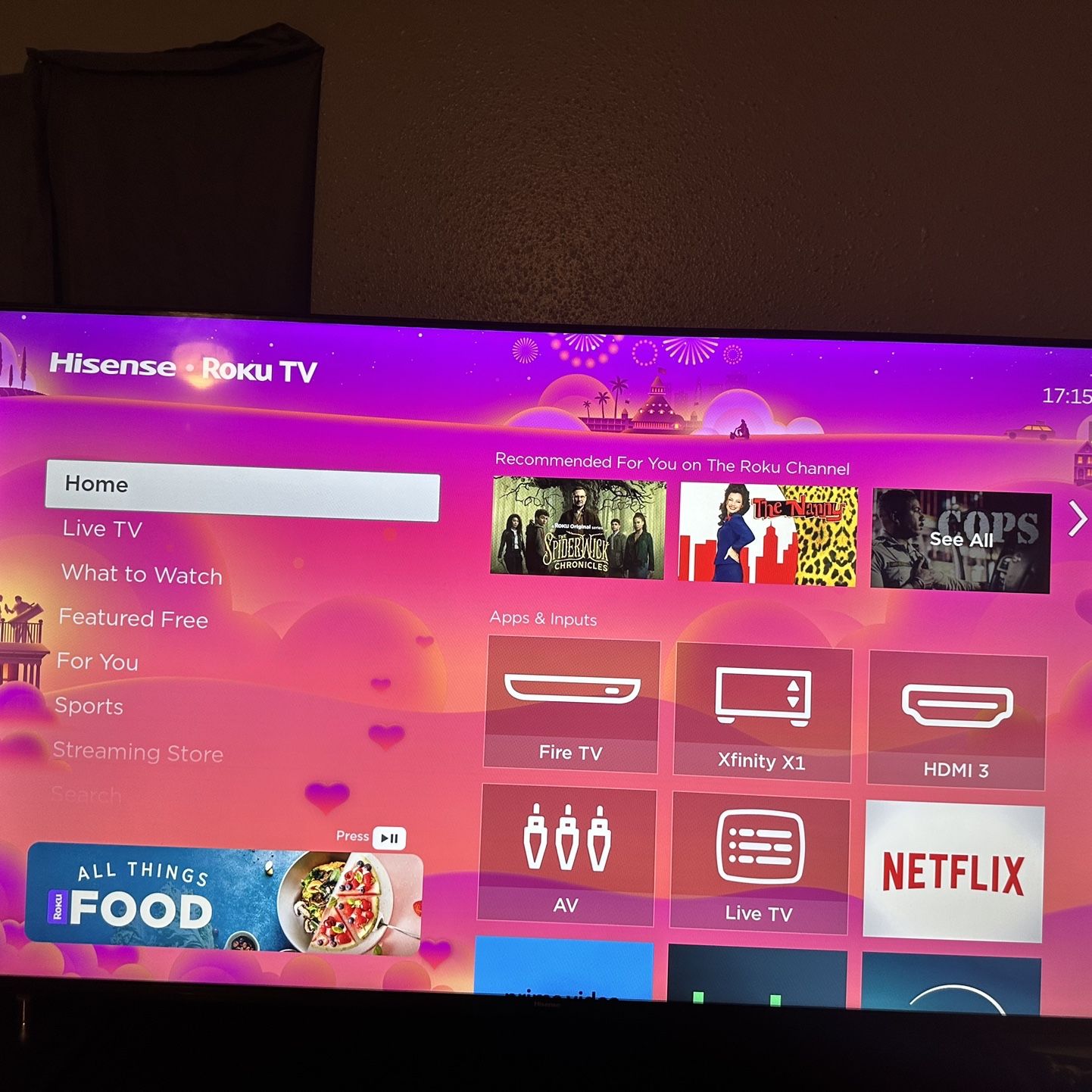 Smart TV 58” Hisense 