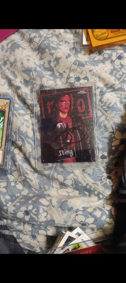 Signed Sting Trading Card