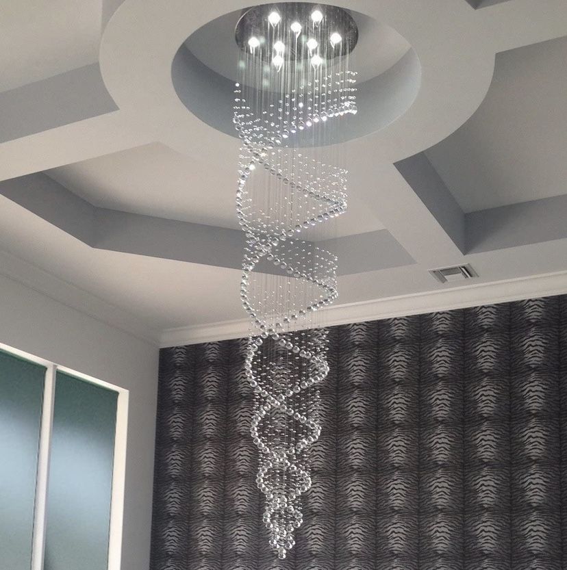 Brand new crystal chandelier /hi ceiling chandelier/stairs chandelier/bedroom chandelier/kitchen chandelier/living room chandelier/bathroom chandelie