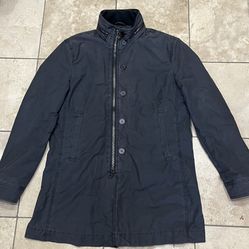 John Varvatos Mid Zip Button Jacket/Coat Mens Size Medium 
