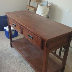 Entry Table With 2 Drawers