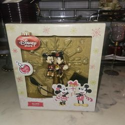 DISNEY MICKEY MINNIE MOUSE XMAS TREE TOPPER