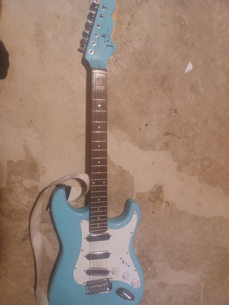 J3 Six Electric Guitar Line 6 Amp And Pedal
