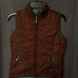 REI Juniors Youth Unisex Goose Down Reversible Vest