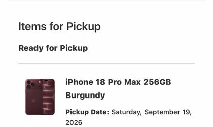 iPhone 18 Pro Max Burgundy