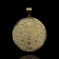 10K DIJE DE CALENDARIO AZTECA 