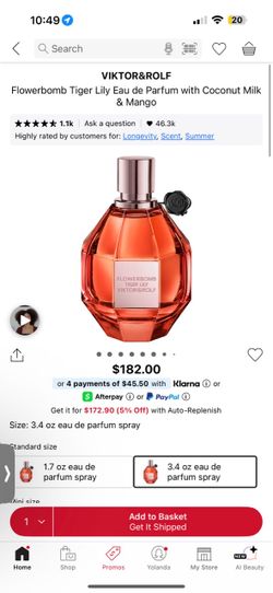 Tiger Lilly Viktor & Rolf perfume