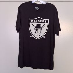 NEW OTS Raiders Vintage Logo T-Shirt Size Large (Slim Fit)