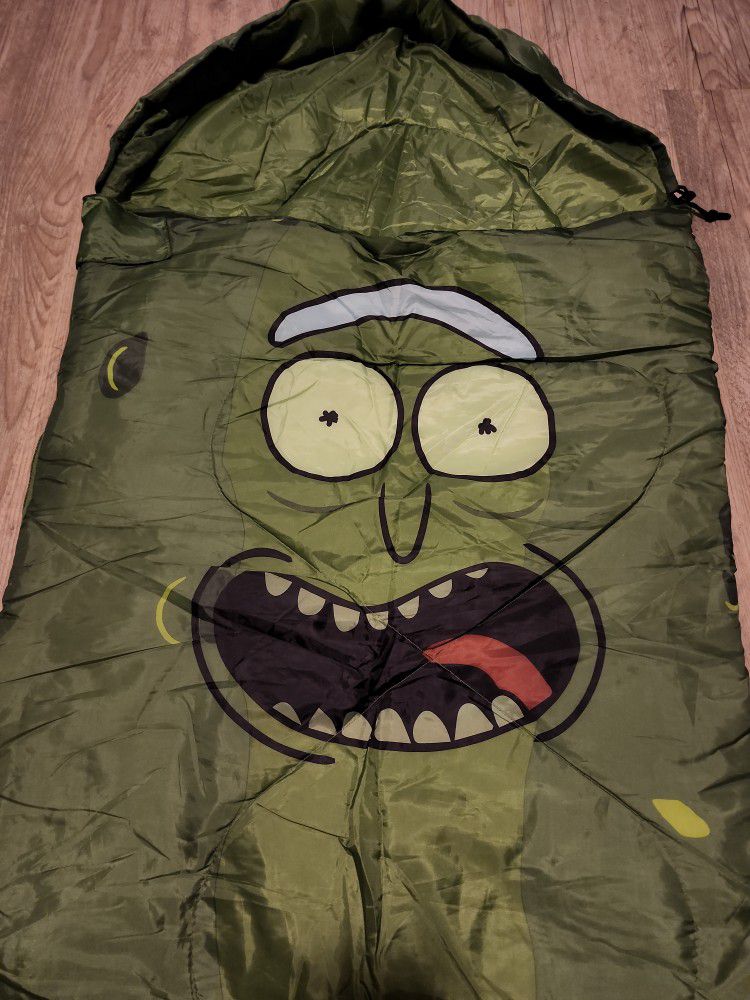 Pickle Rick Sleeping Bag