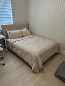 NEW!! Queen Bed Frame and Mattress