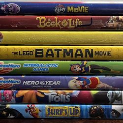 Kid Movies Lot Of 8