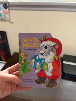 Santa Mouse By Michael Brown 1988 Printing Vintage Kids Christmas Book