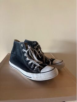 Blue converse Chick Taylor All Star high top sneakers - size 5