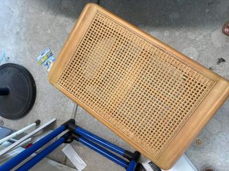 Cane Ottoman
