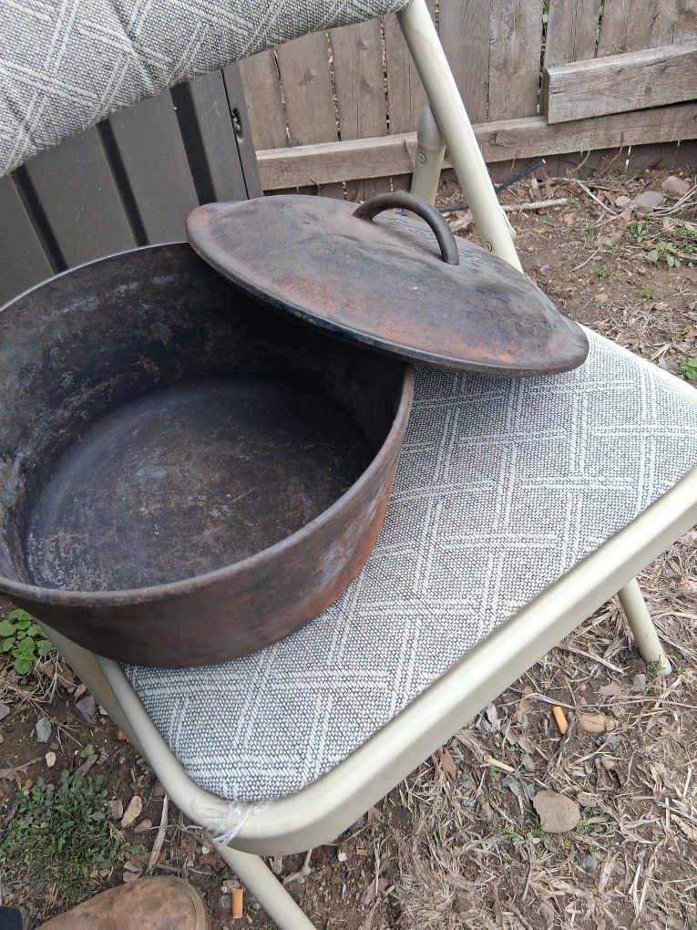 Cast Iron Pot And