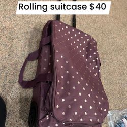 New In Bag Thirty-one Wheels To Wander Duffle Suitcase 
