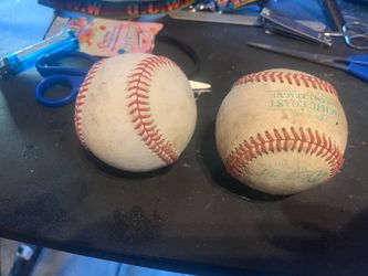 Used Baseballs Lot of 2