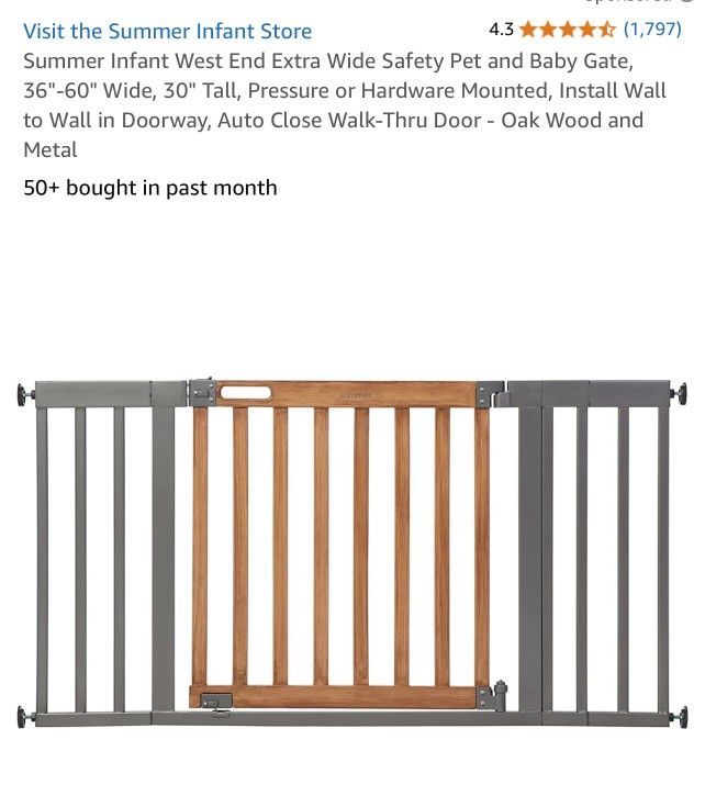 GATE Baby Or Pet USED 1 TIME