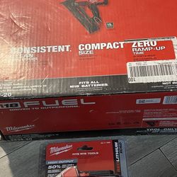 Finish Gun M18 Milwaukee Brand New 