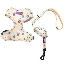 New Dog Harness and Leash Set . Size: Small - Medium 