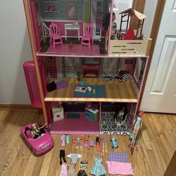 kid craft Barbie dream house