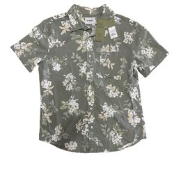 Goodfellow short sleeves hawaiian button up shirt for men