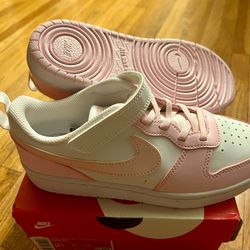 New Pink and white Nikes