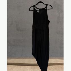 Women's (Size XL)V-Neck A Line Halter Dress 