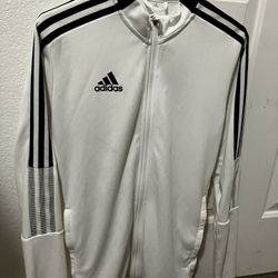 YM Adidas Soccer Zip Up Sweater
