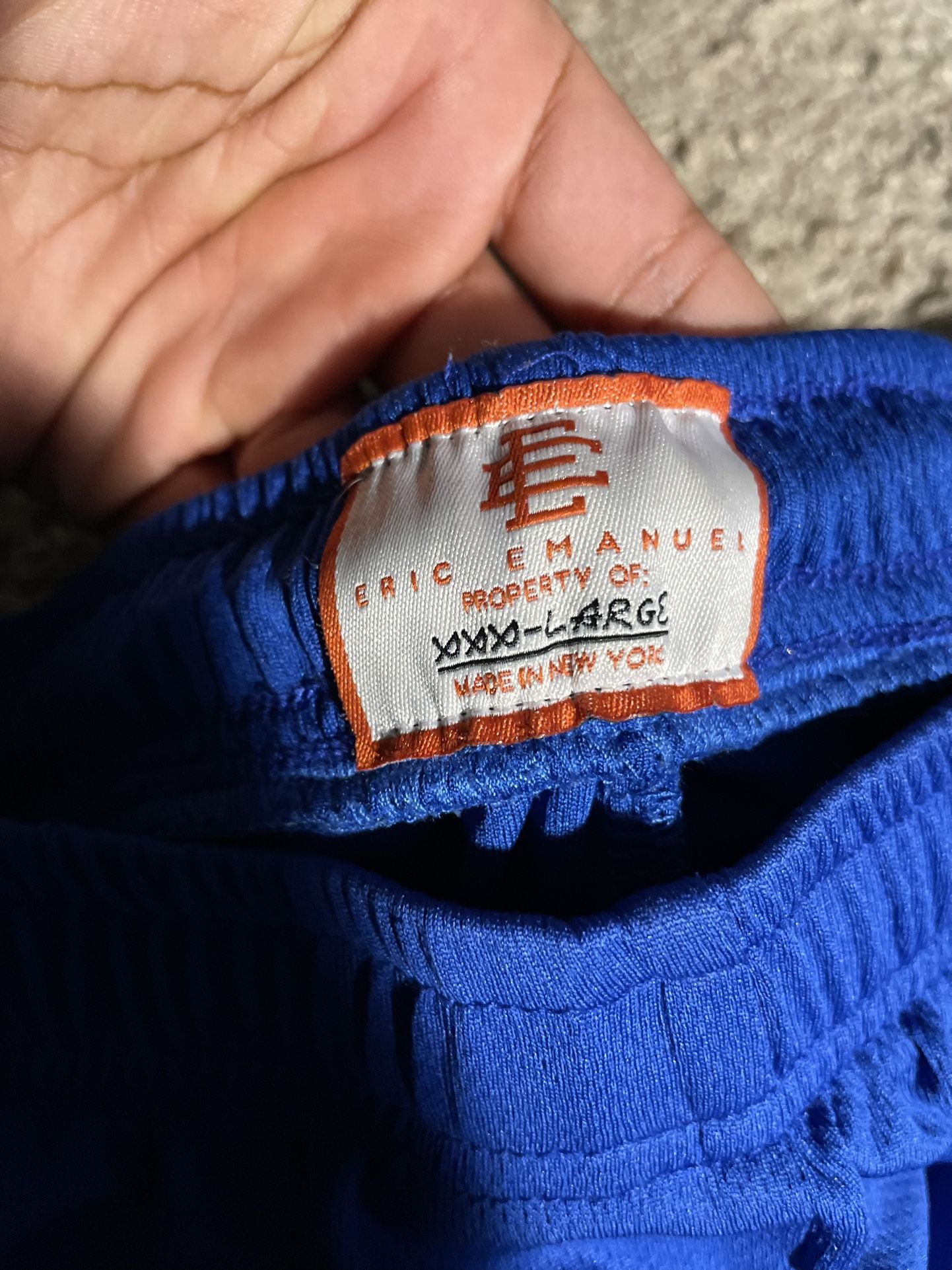 Eric Emanuel Shorts Blue And Red