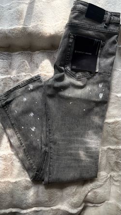 Purple jeans