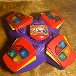 2000 Mattel Uno Blitzo Electronic Tabletop Game with Lights & Sound TESTED Works