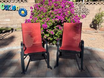 2 Patio Rocking Chairs