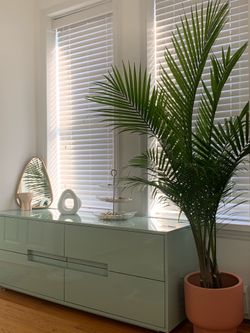 CB2 Teal Dresser