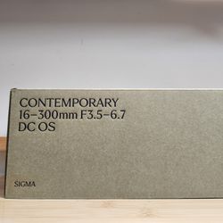 Brand new Sigma 16-300mm f/3.5-6.7 DC OS Contemporary Lens for Sony E