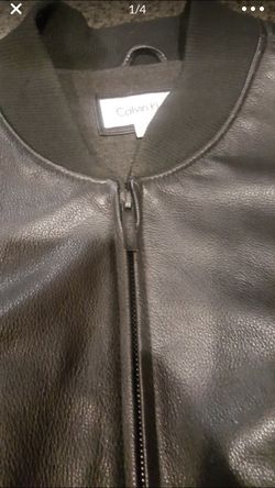Calvin Klein authentic leather jacket
