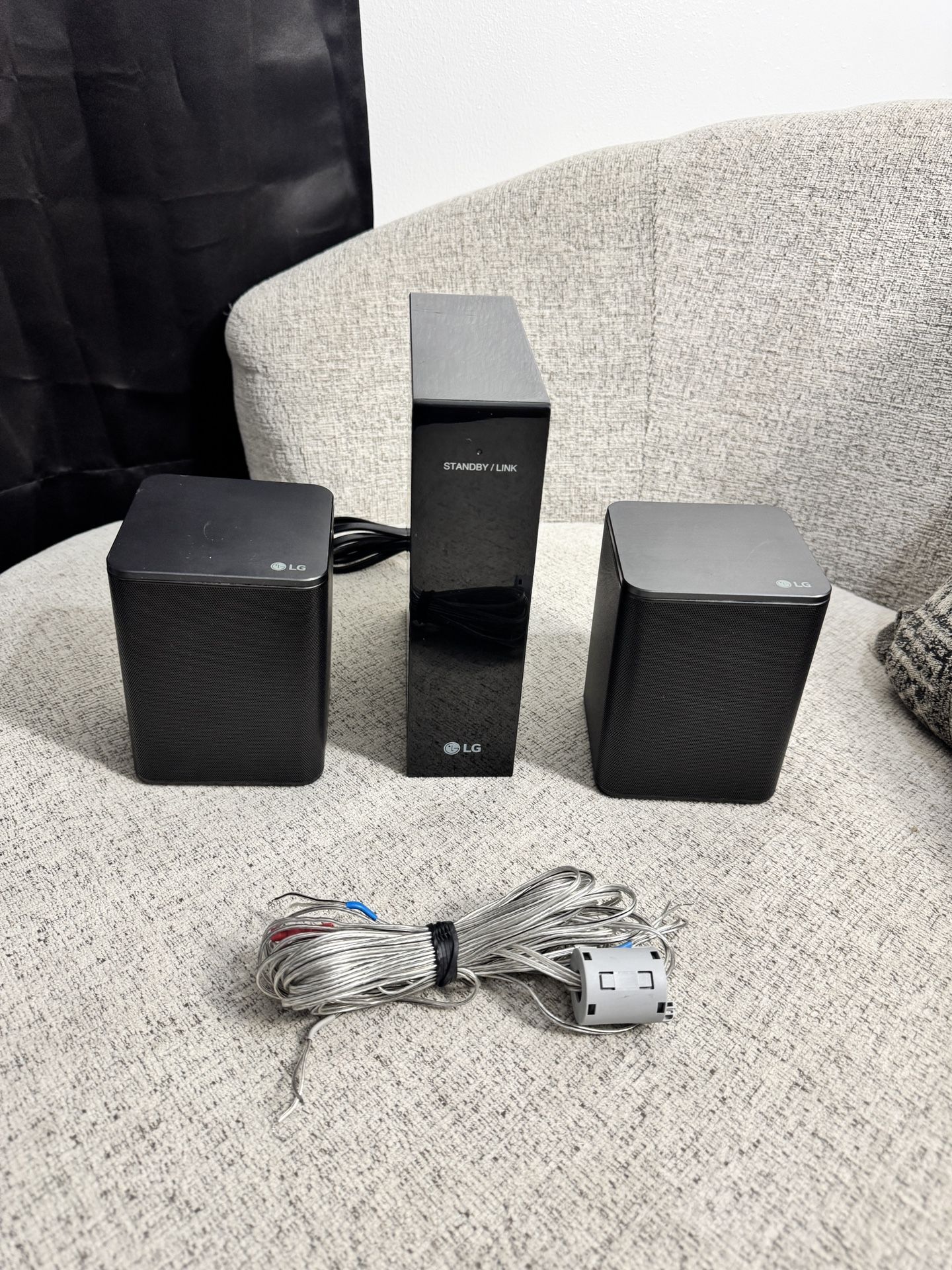 LG SPK8C-S 2.0 Channel Wireless Rear Speaker Kit With S78S1-S Speakers