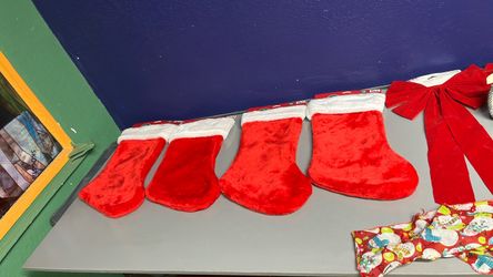 Christmas ornaments, stockings and jewelry