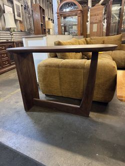 Solid Mango Wood Entryway Console Table