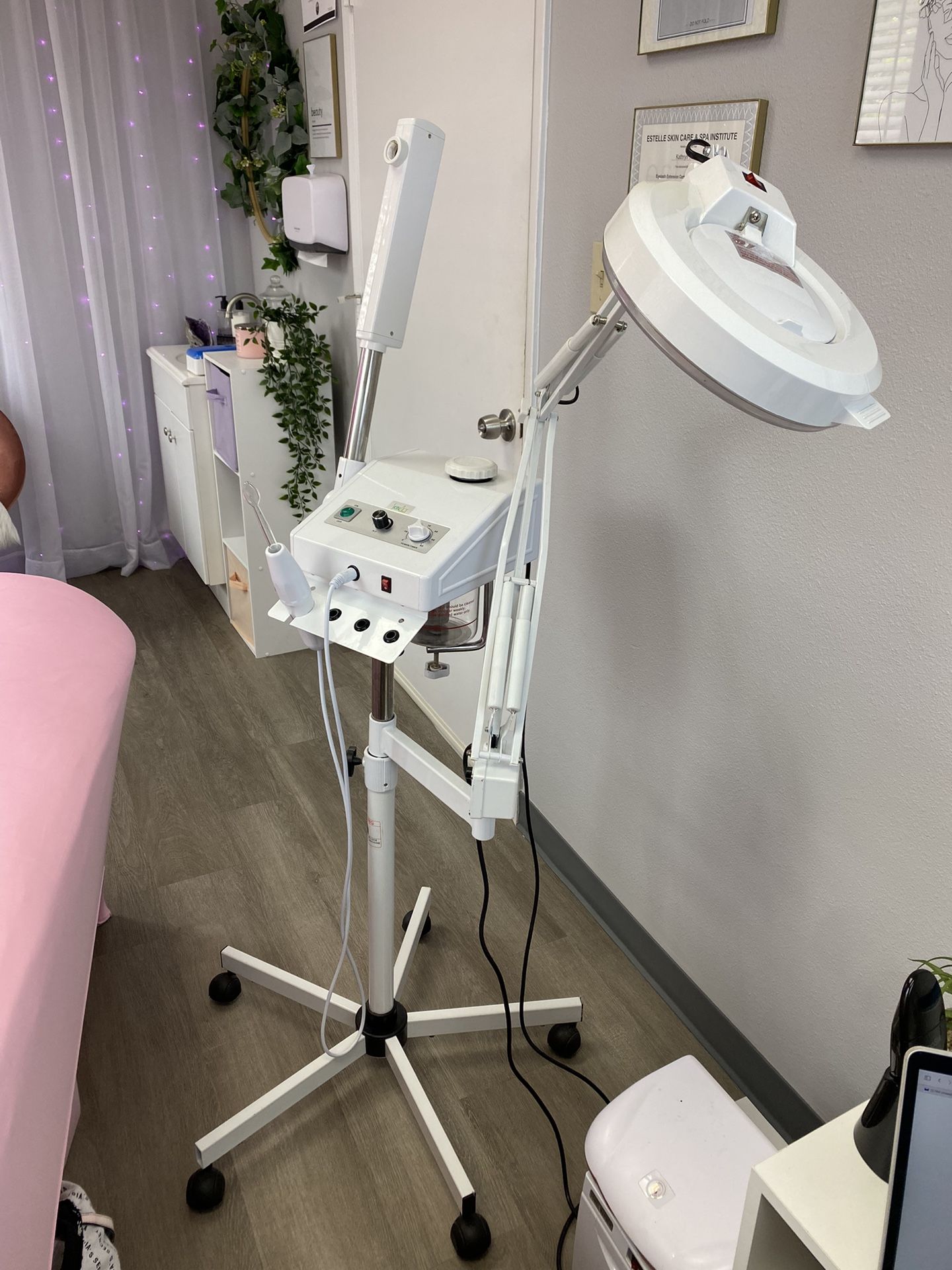 Ozone Steamer, 5 Diopter Magnifying Lamp & High Frequency by SkinAct