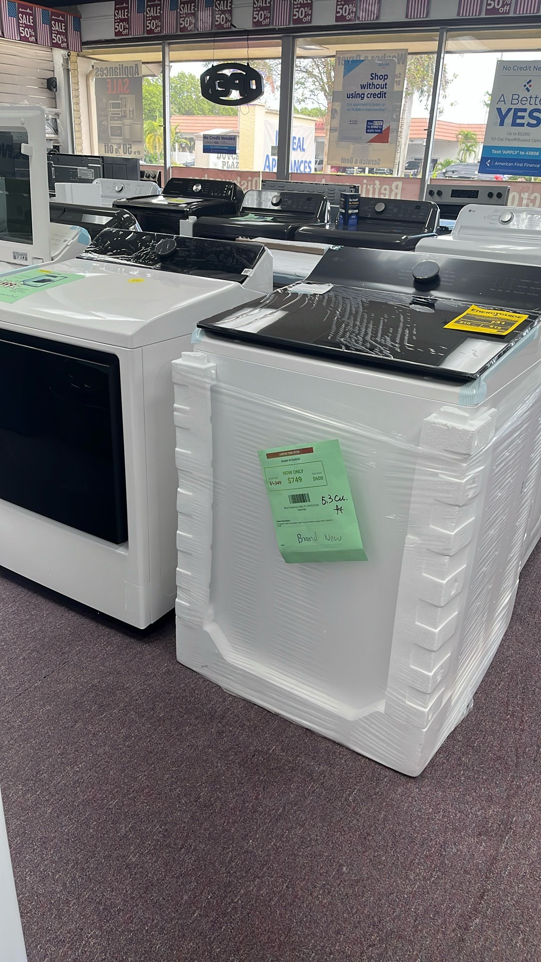 Washer And Dryer Set New 1 Year Warranty 