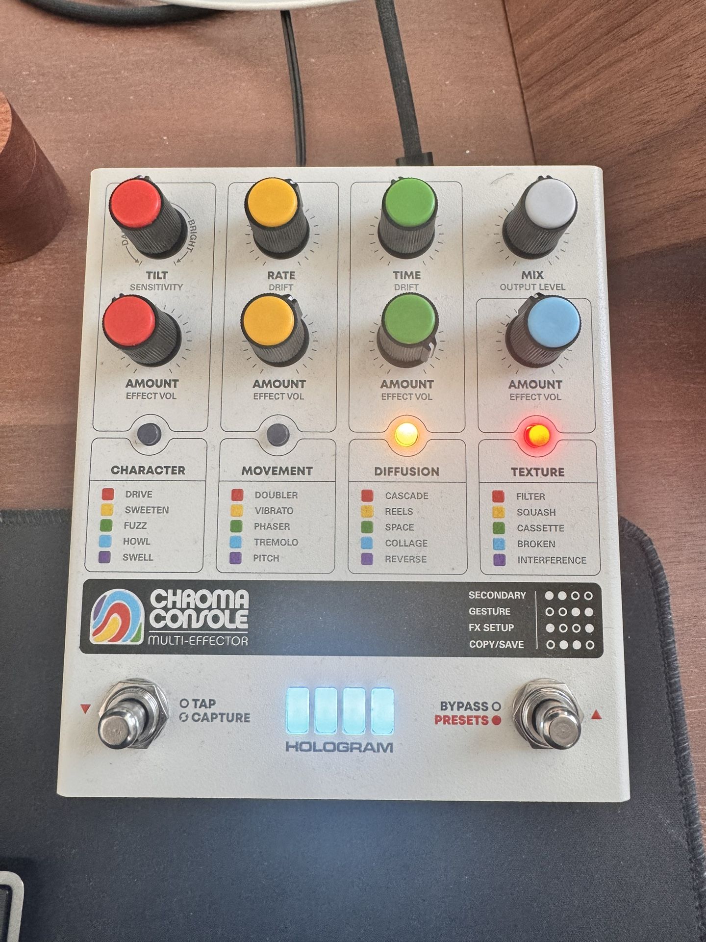 Chroma Console Multi Effector By Hologram Electronics for Sale in