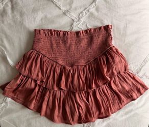 Altard State Pink Ruffle Skirt Size S