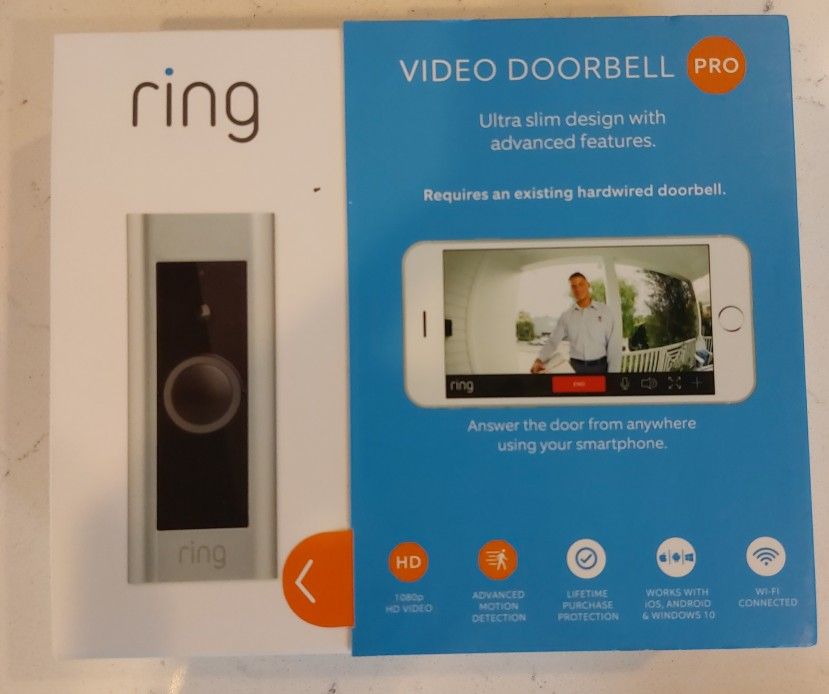 Ring Doorbell Pro With Chime