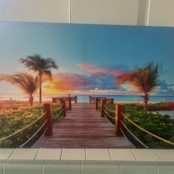 Beach Canvas Print 35”x24” $7.00